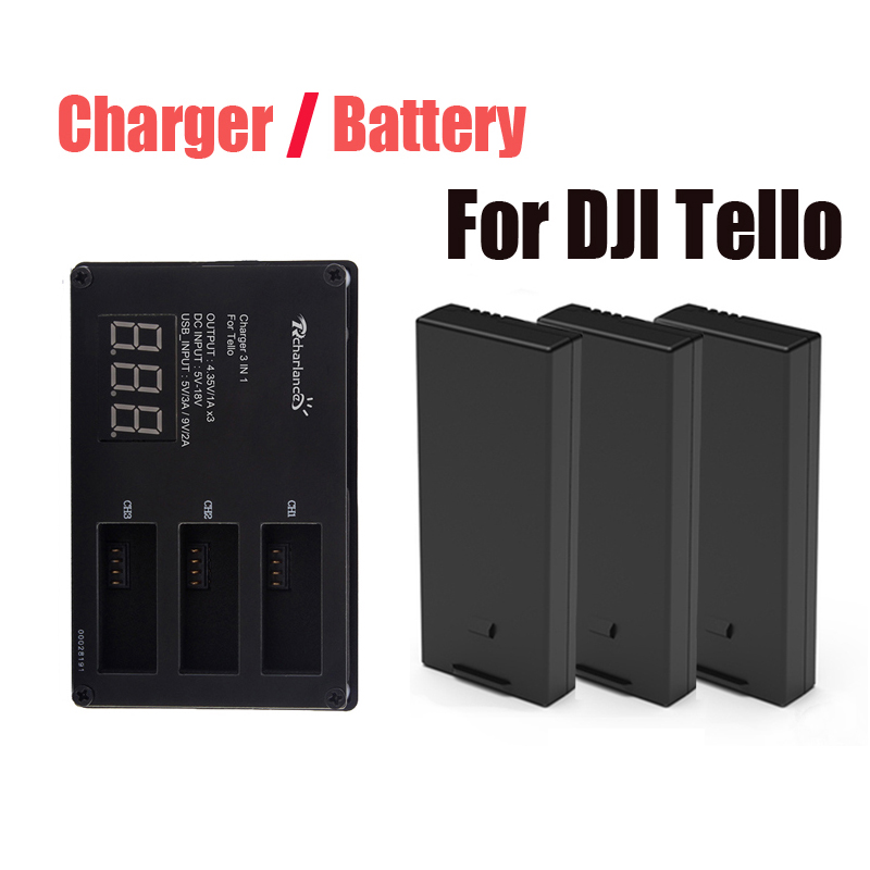 Drone Charging Hub - Orijinal DJI Tello pil/Drone Tello pil