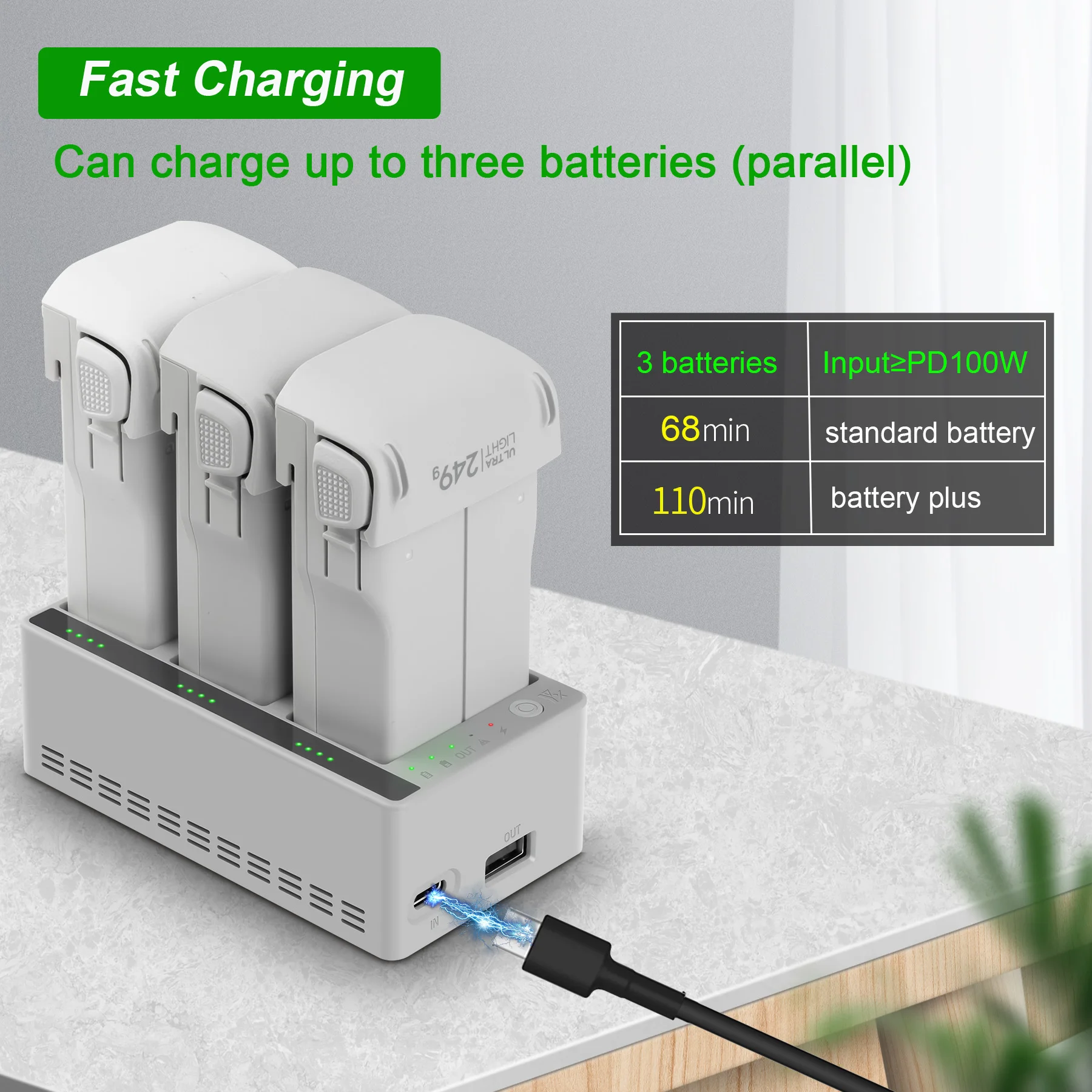 DJI LITO 1 X1 için şarj cihazı - Drone Charging Hub incelemesi ve fiyatı