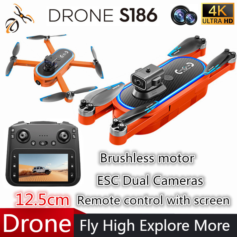 2025 S186 Drone Profesyonel 4  - Drone Controller Screen incelemesi ve fiyatı