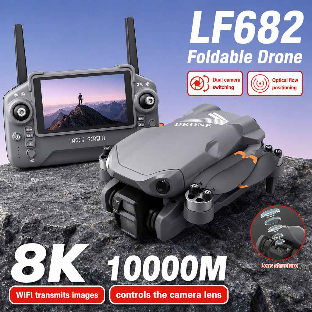 Hava Fotoğrafı LF682 Drone 8K  - Drone Power Bank incelemesi ve fiyatı